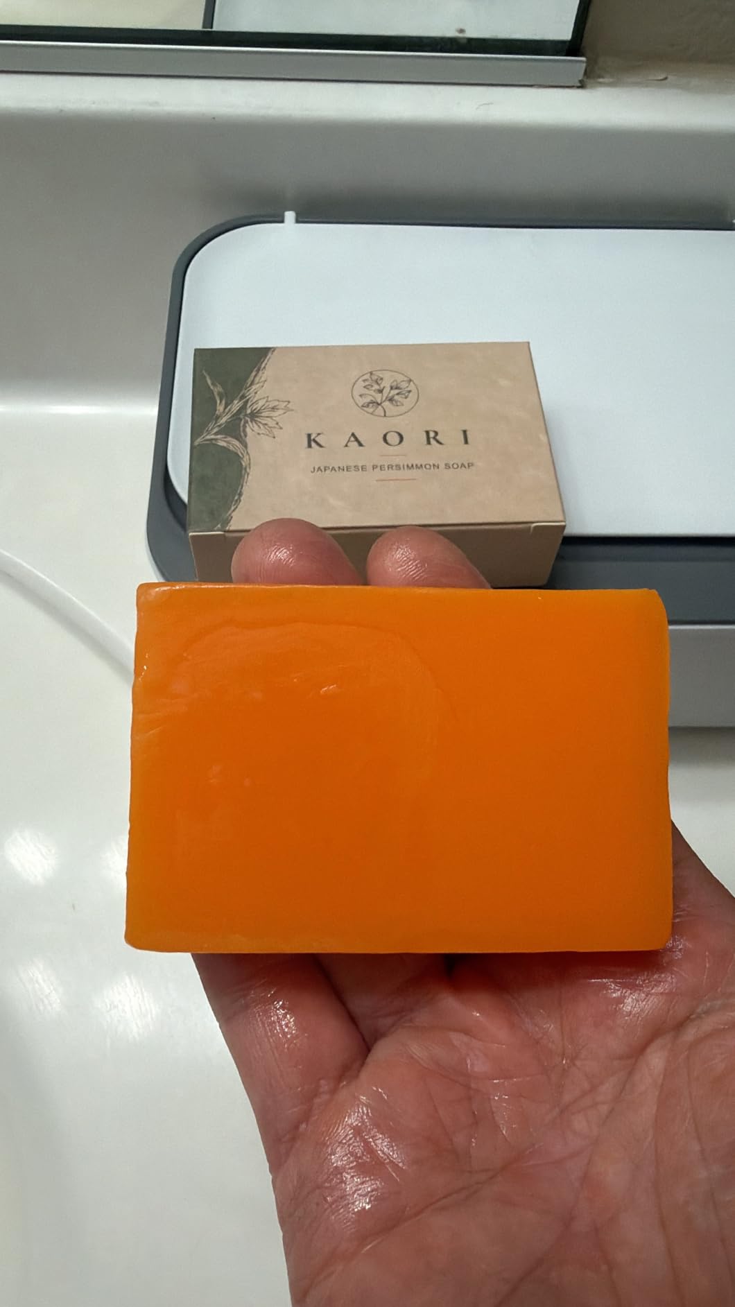 Kaori soap with sun-ripened persimmon